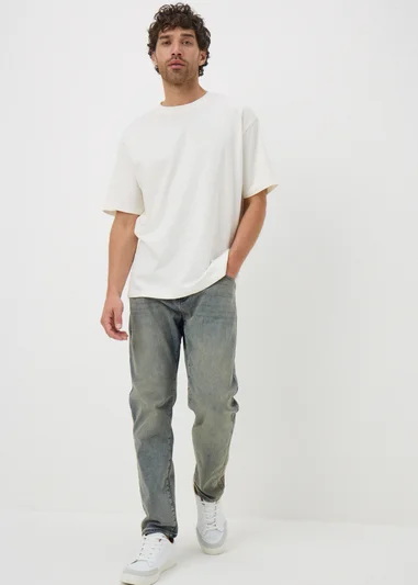 Green Wash Slim Fit Jeans